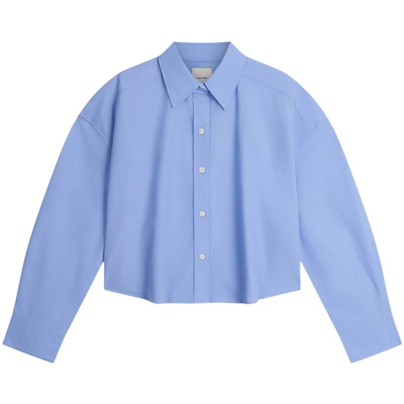 Calvin Klein Calvin Klein Cropped Button-Up Shirt