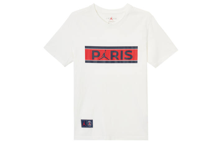Jordan Jordan Wordmark Short Sleeved T Shirts Men's White