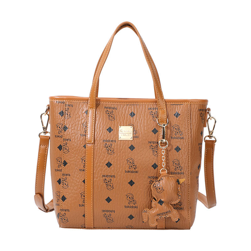 Sanrio Synthetic Leather Shoulder Bag Women's Brown