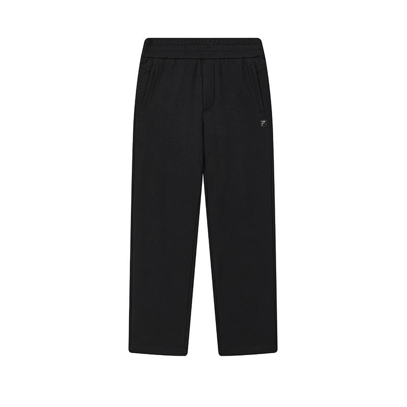 FILA WHITE Casual Pants Men's Black
