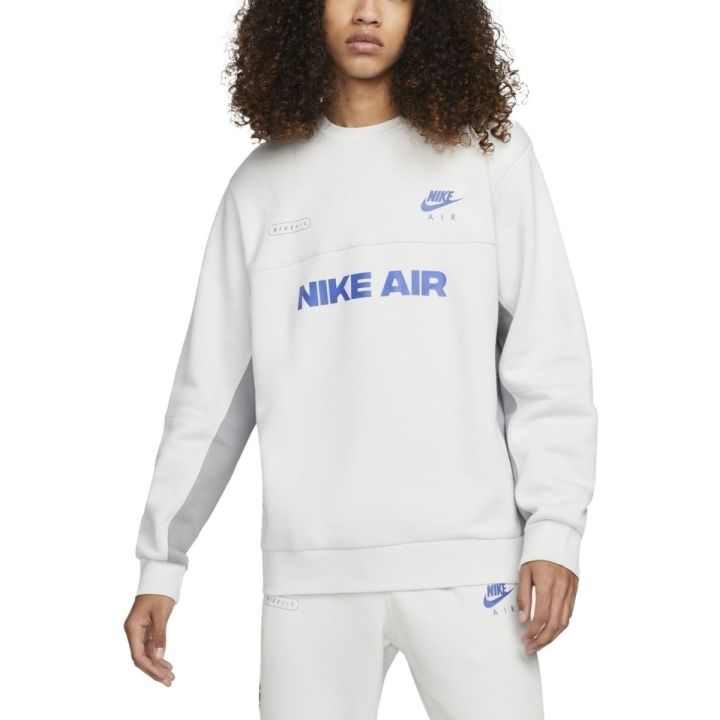 Nike Nike Sweatshirts Men's Gray Crew Neck Moderate Regular