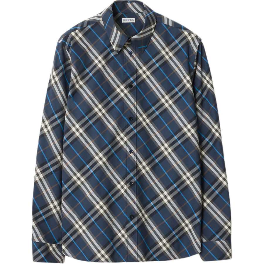 Burberry Long Sleeved Checked Shirt
