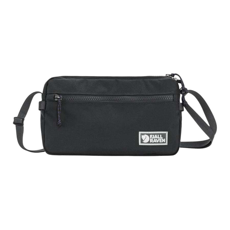 Fjallraven Recycled Polyamide Nylon 500D Shoulder Bag Large Unisex Black