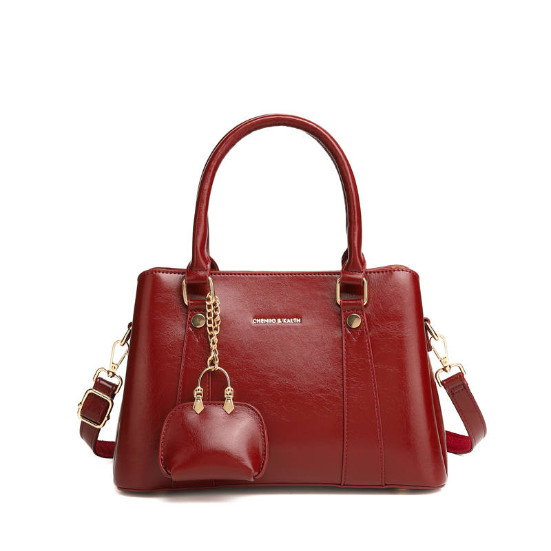 PAYOT Synthetic Leather Handbag Regular Women's Burgundy