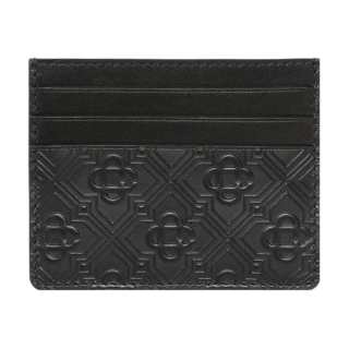 CASABLANCA Calfskin Card Holder Women's Black