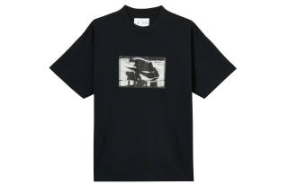 Nike T Shirts Men's Black Crew Neck Moderate Straight Fit