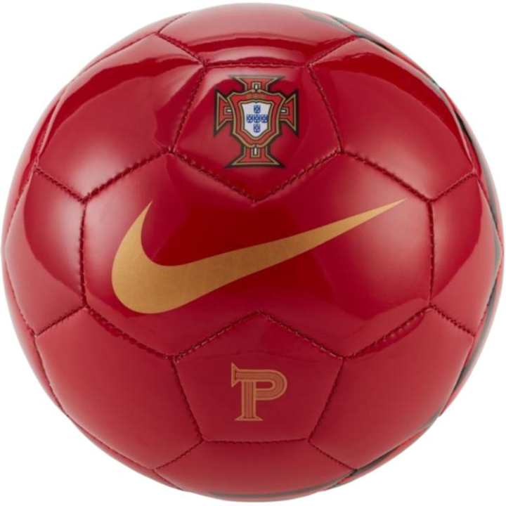 Nike Nike Size 1 Soccer Ball Rubber Unisex Red/Black/Metal Gold