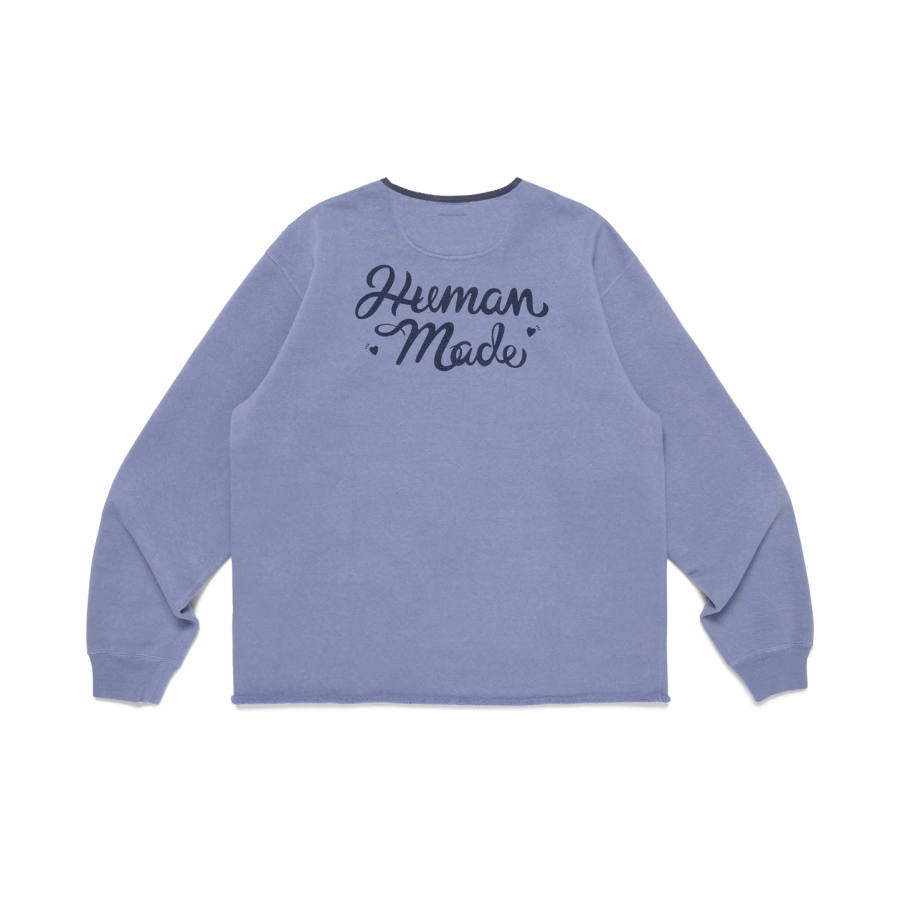 HUMAN MADE Human Made Henley Neck Sweatshirt