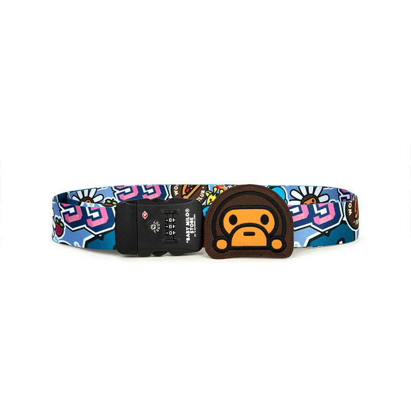 Aape Aape Polyester Luggage Strap Unisex Blue
