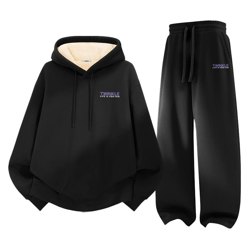 MINISO MINISO Sweatshirt Sets Unisex Hooded Thickened