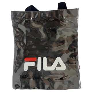 FILA FUSION PVC Shoulder Bag Unisex Black