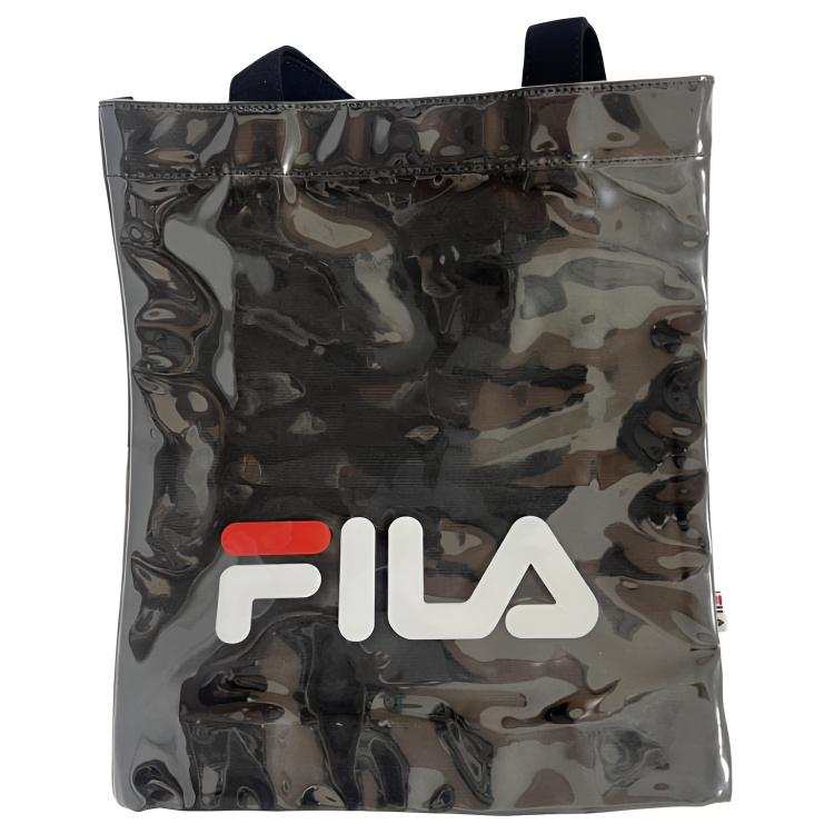 FILA FUSION PVC Shoulder Bag Unisex Black