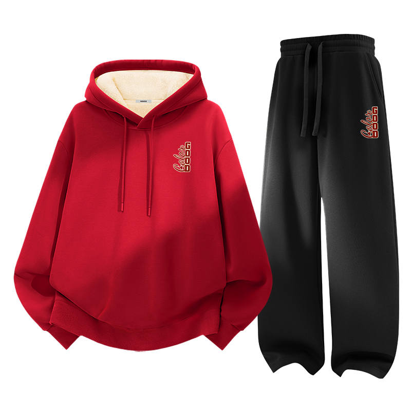 MINISO MINISO Sweatshirt Sets Unisex Hooded Thickened