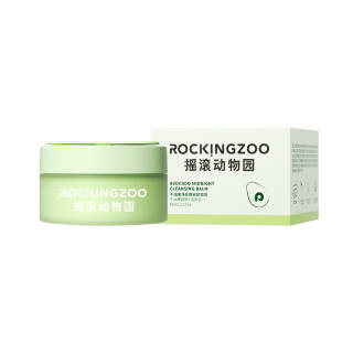 ROCKINGZOO Avocado Purifying Cleansing Balm Instant Emulsification, No Residue Hydrating Refreshing Cleaning Gentle