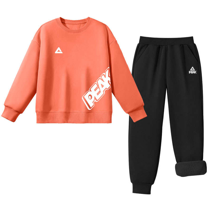 PEAK Kids Casual Sportswear Crew Neck Moderate