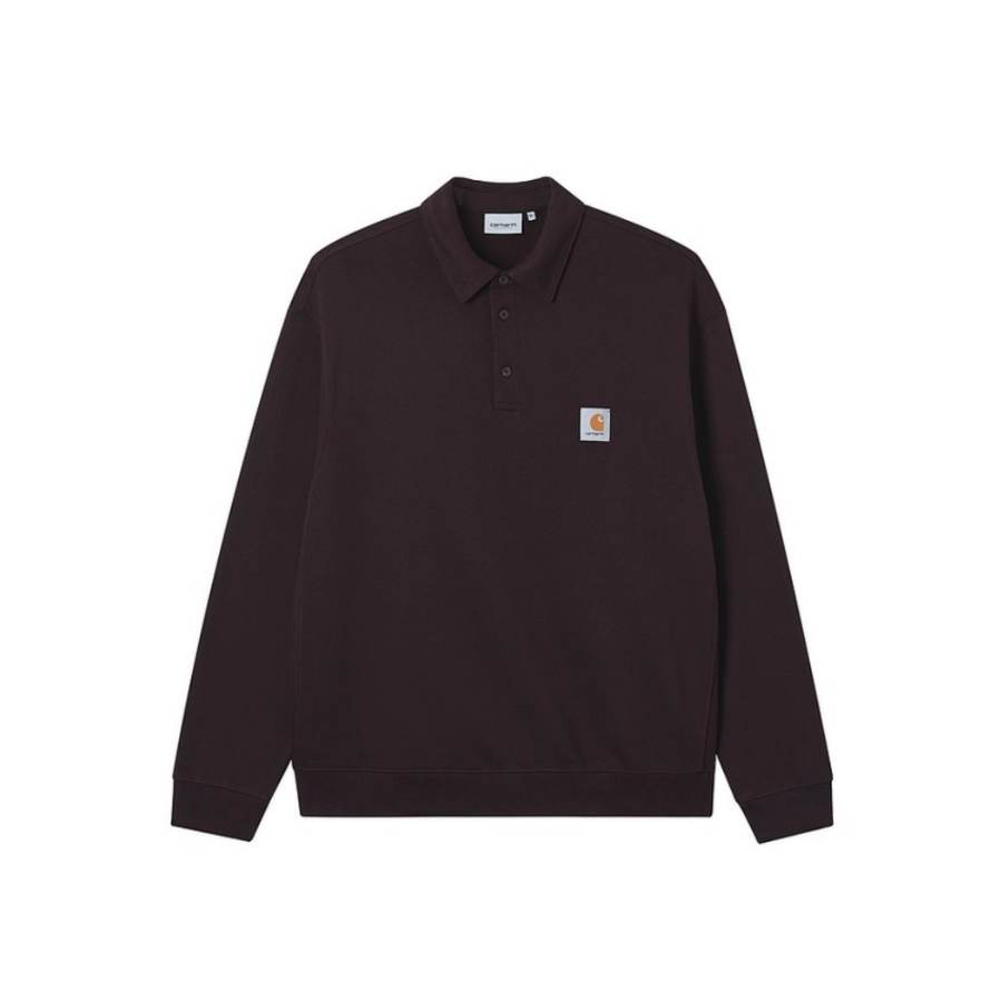 Carhartt Wip logo-patch polo sweatshirt