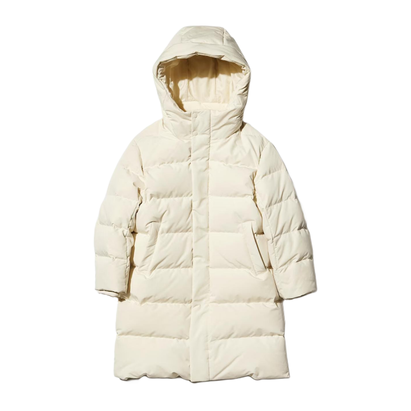 UNIQLO Kids Down Jackets Hooded Non Detachable Moderate Hooded