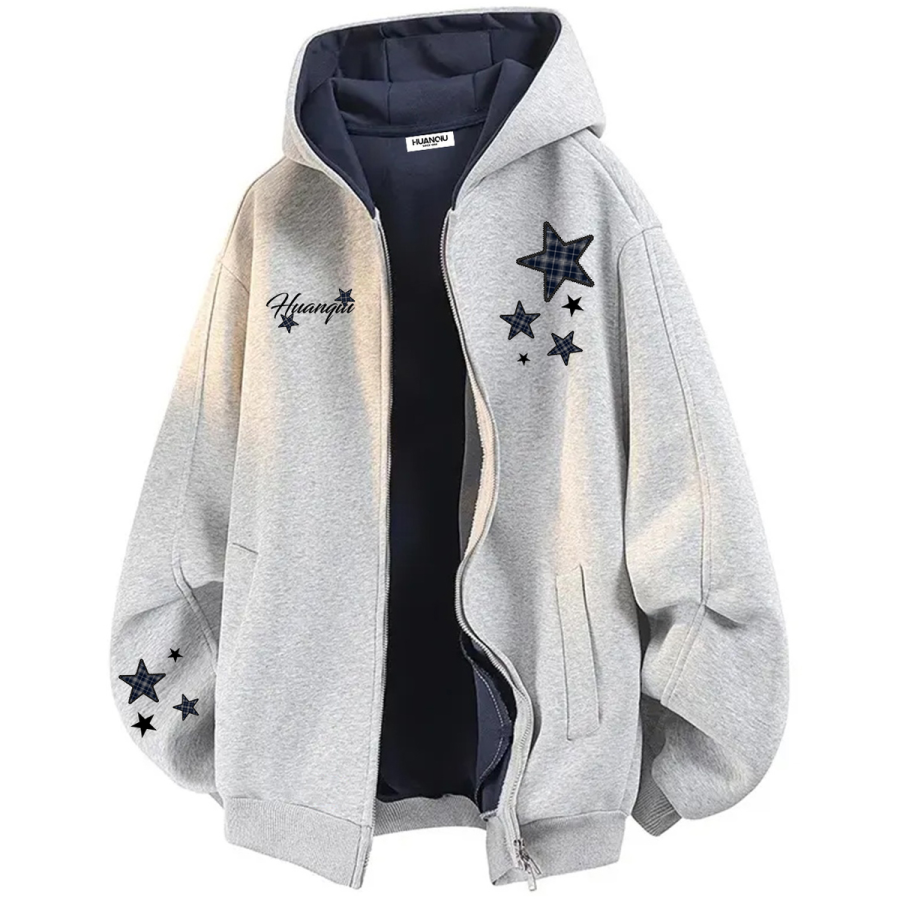 HUANQIU Sweatshirts Unisex Hooded Moderate Heavyweight