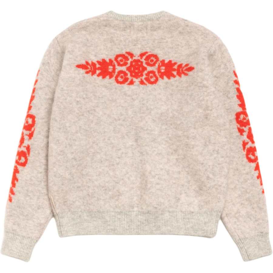 Stussy FW25 MOHAIR FLOWER SWEATER Unisex