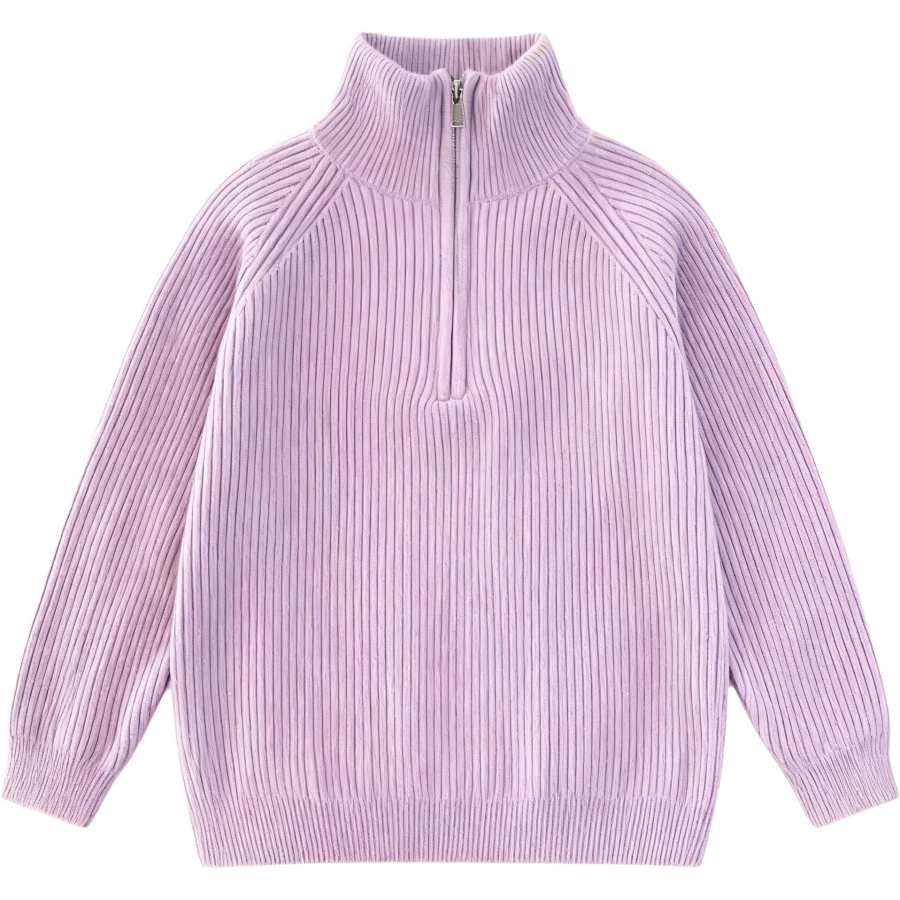 Tonlion Knitwear Women's Lilac Lapel Moderate Base Layer