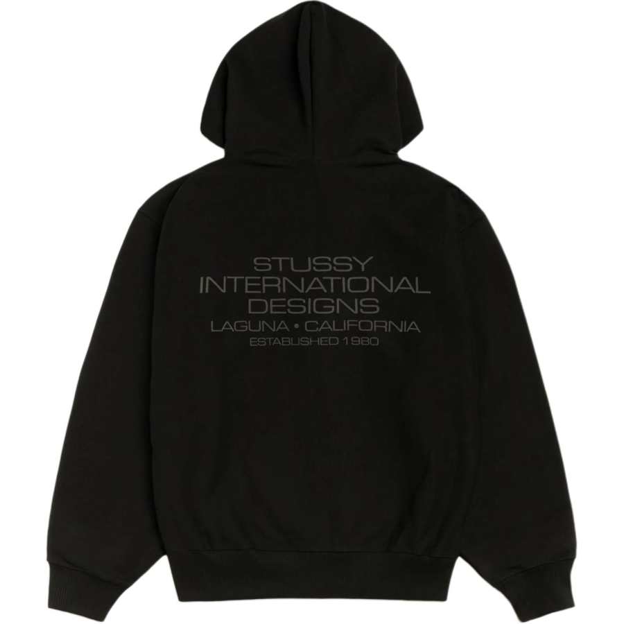 Stussy FW25 INTERNATIONAL DESIGNS ZIP HOODIE Sweatshirt Unisex