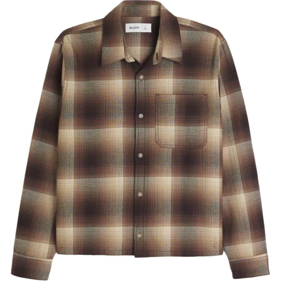 Hollister/ Shirts Men's Brown Lapel Moderate