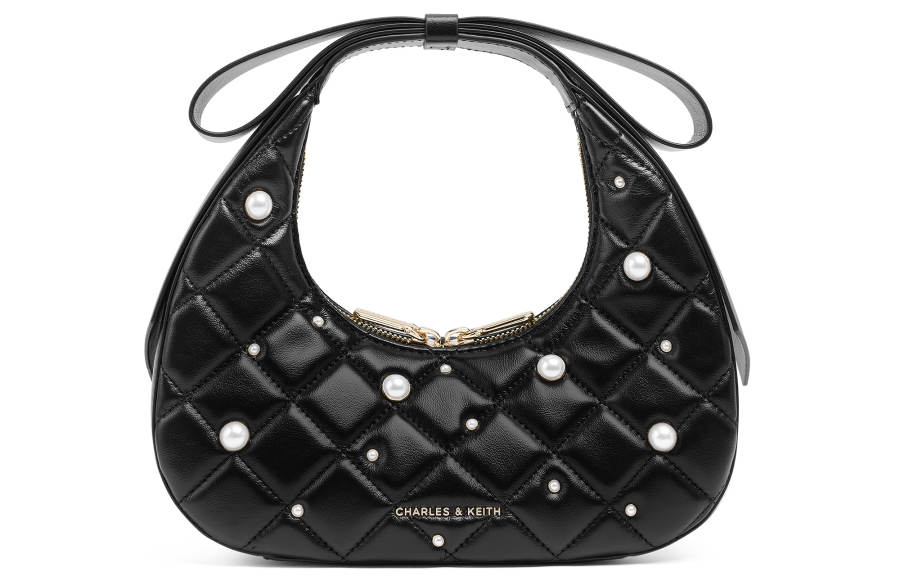 CHARLES&KEITH CHARLES&KEITH Pu Handbag Small Women's Black