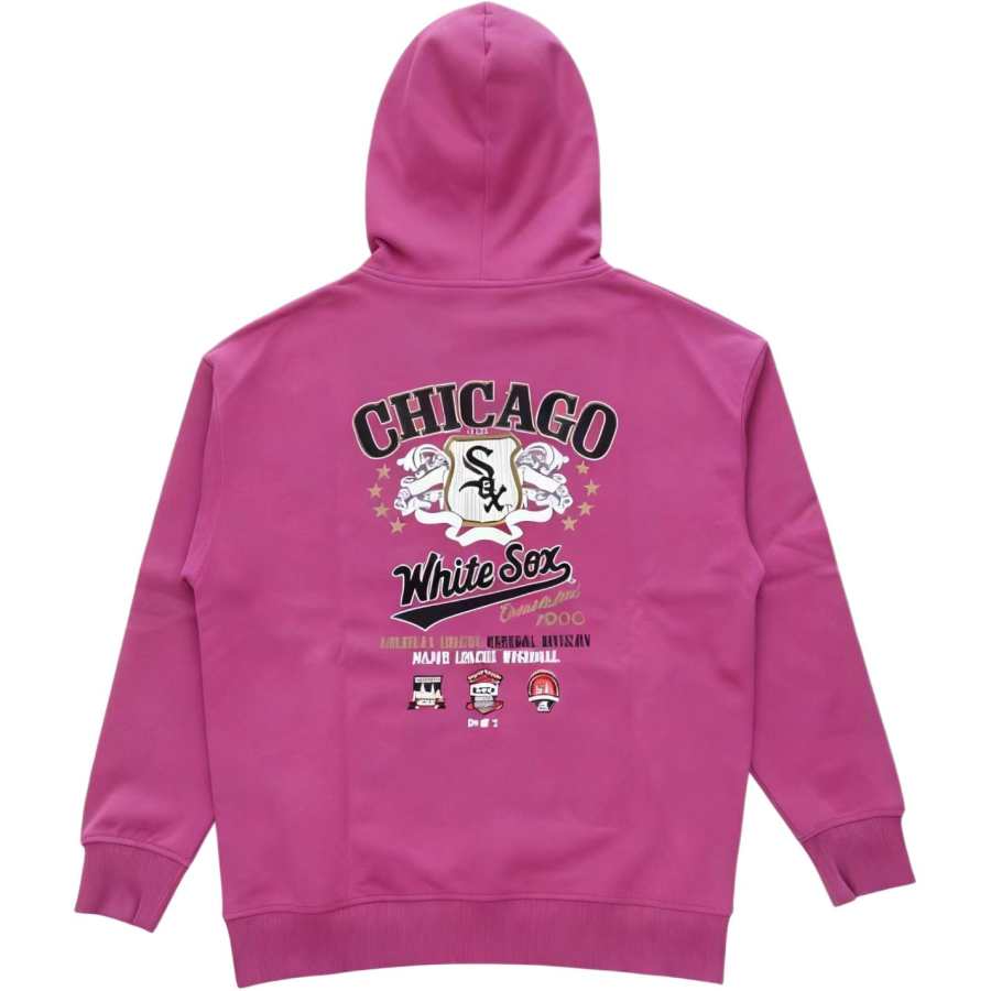 New Era Sweatshirts Unisex Pink Hooded Moderate