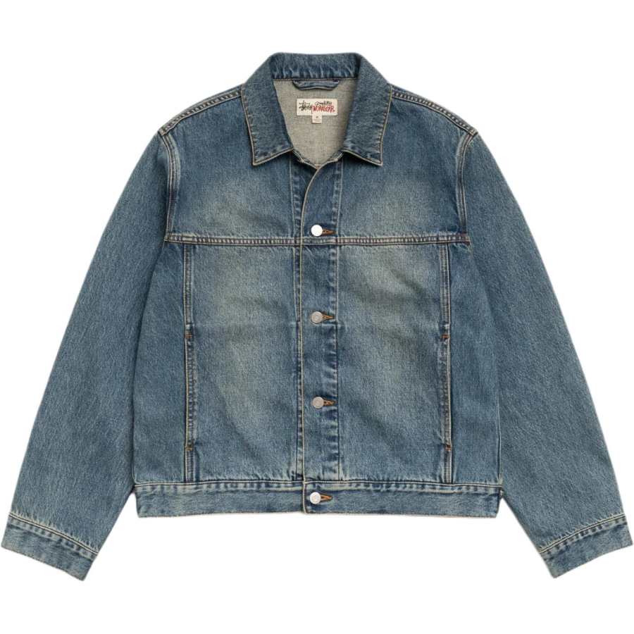 Stussy FW25 TRUCKER JACKET DENIM Jacket Unisex