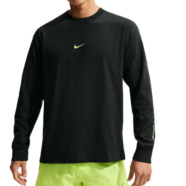 Nike Nike Running T Shirts Men's Black Moderate