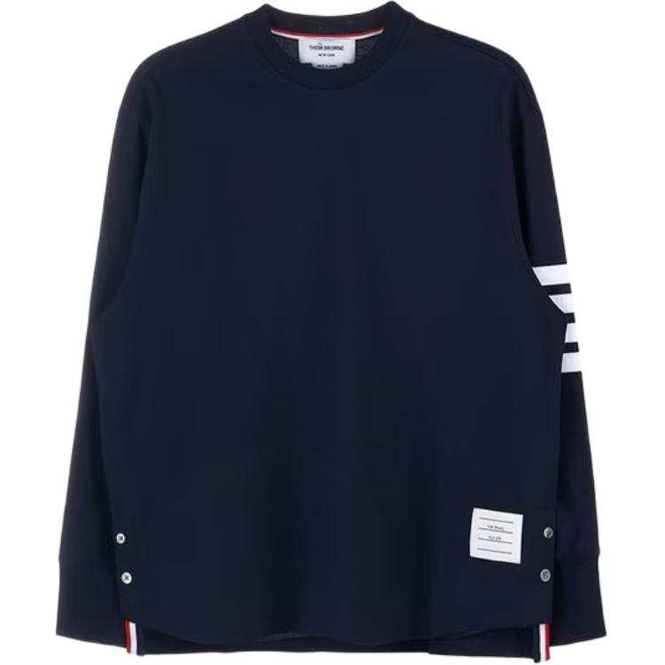 THOM BROWNE THOM BROWNE Engineered 4 Bar Long Sleeve T Shirt