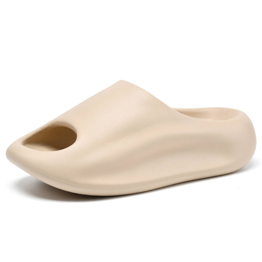 Jeep EVA Slip Resistant Slide Slippers Unisex Khaki