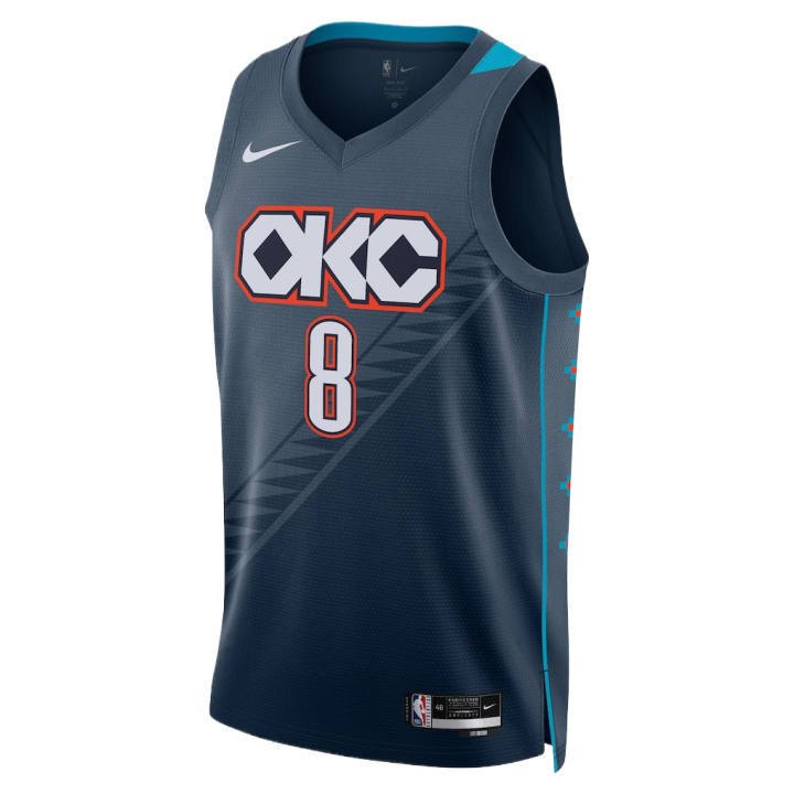 Nike Nike Shai Gilgeous Alexander Oklahoma City Thunder City Edition Men's Nike Dri FIT Adv Nba Authentic Jersey