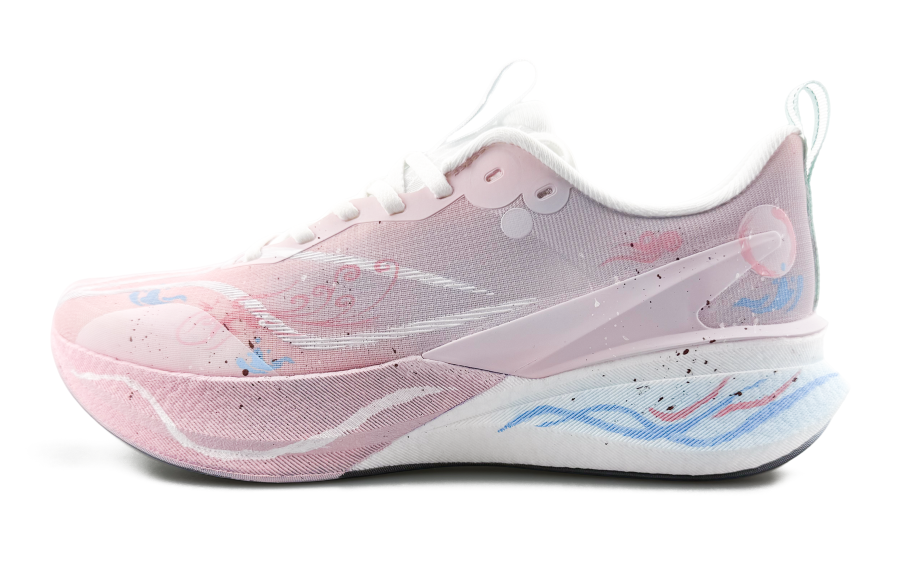 Li-Ning Li Ning Red Hare 8PRO Cushioning Breathable Slip Resistant Low top Casual City Commuting Running Shoes Unisex