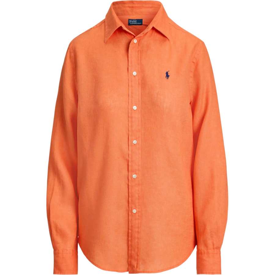Polo Ralph Lauren Logo Embroidered Curved Hem Shirt