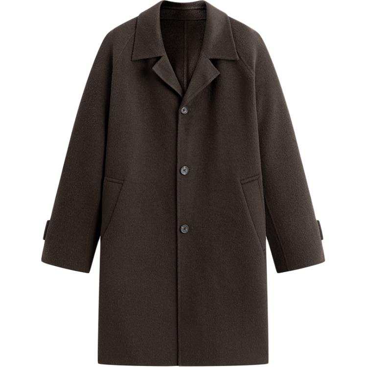 PEACEBIRD MEN Coats Men's Wooden Heart Red No.1 Lapel Moderate