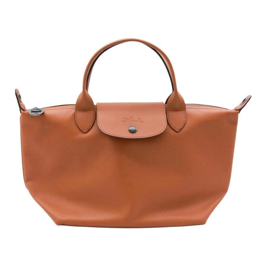 LONGCHAMP Le Pliage Xtra Cow Leather Crossbody Handbag Small Women's Brown