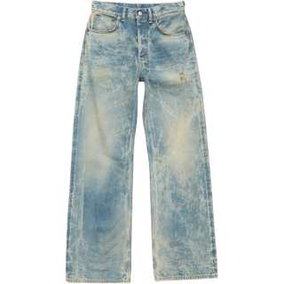 Acne Studios patch denim wide-leg jeans