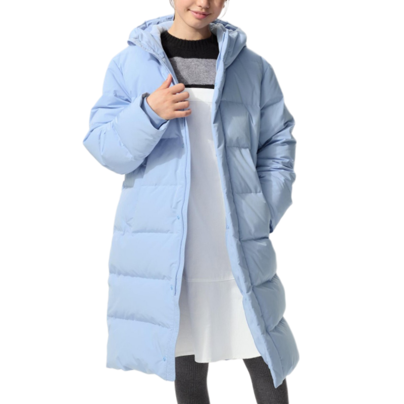 UNIQLO Kids Down Jackets Hooded Non Detachable Moderate Hooded