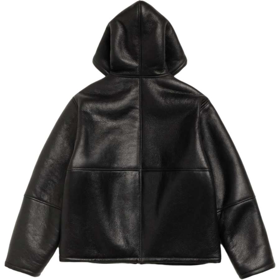 Stussy FW25 SHEARLING HOODED JACKET Unisex