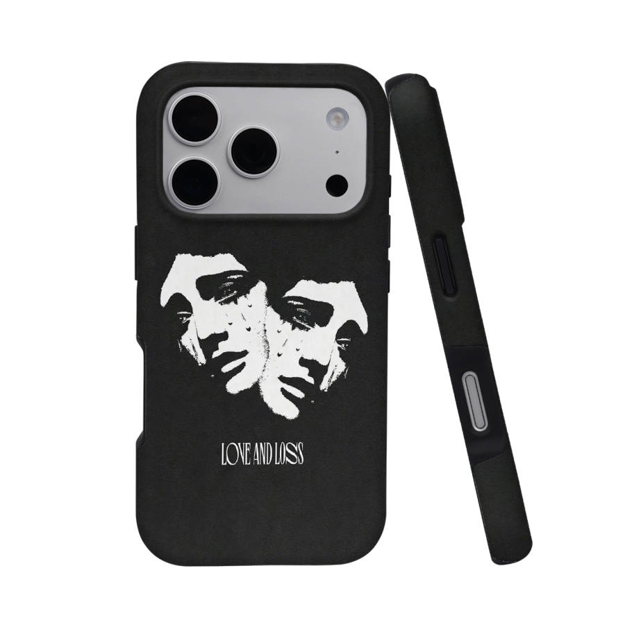 Keshami PC Material Shockproof Style/Semi Enclosed With Magnetic Matte Hard Shell Love And Loss Phone Cases