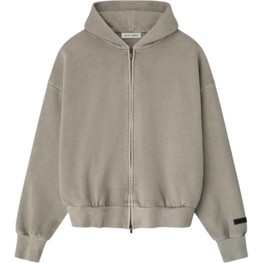 Fear Of God Essentials Embroidered Classic Full Zip Hoodie