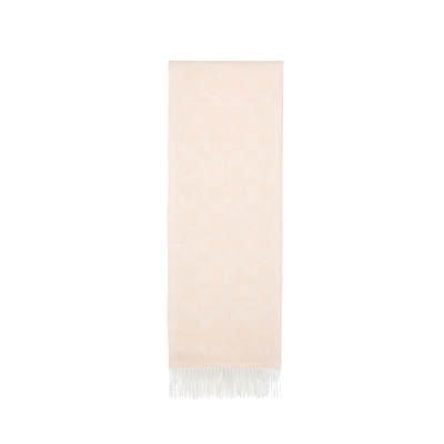 COACH Cashmere Knit Scarves Unisex Light Camel/Beige