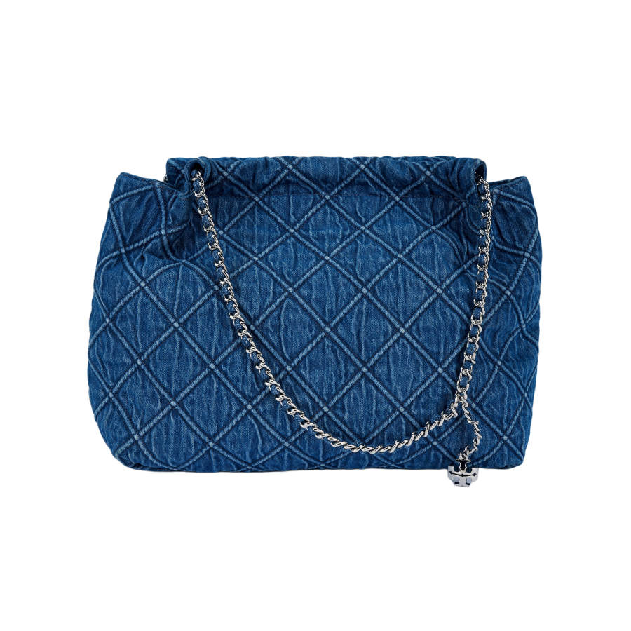 TORY BURCH TORY BURCH Fleming Fabric Shoulder Bag Regular Women's Denim Blue