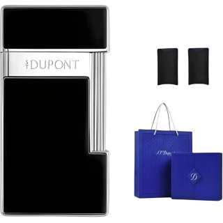 S.T.Dupont S. T.DUPONT Butane Lighters Black Silver