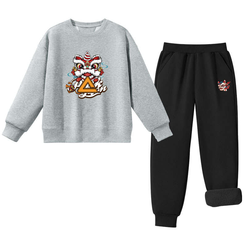 PEAK Kids Casual Sportswear Crew Neck Moderate