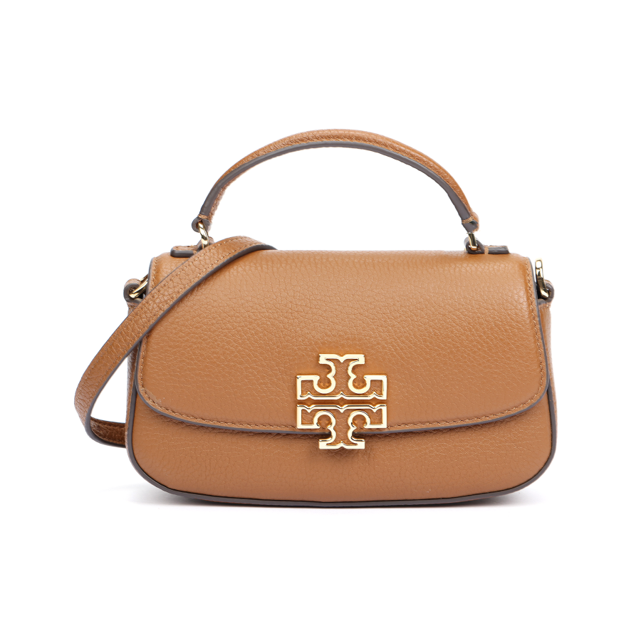 TORY BURCH Cow Leather With Fabric Shoulder Bag, Crossbody Bag, Handbag Women's Elk