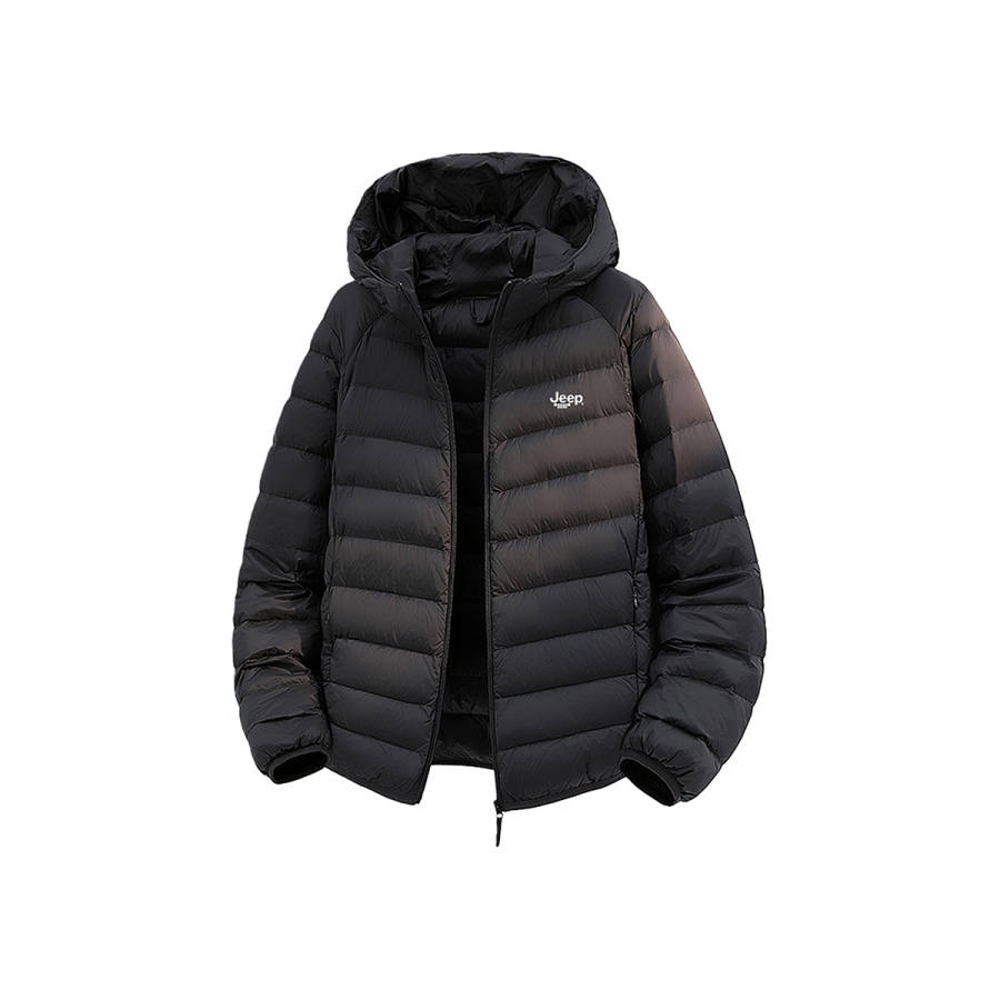 Jeep Jeep Down Jackets Men's Hooded Moderate Down Jacket