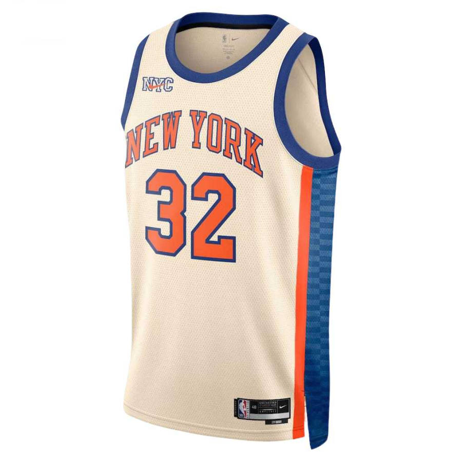 Nike Nike Karl-Anthony Towns New York Knicks City Edition Men's Nike Nba Swingman Jersey