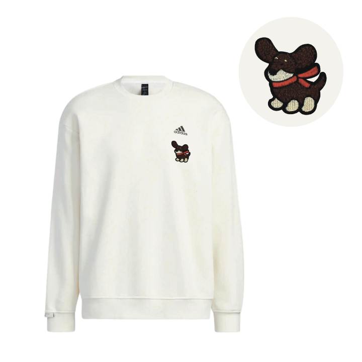 Adidas Adidas Sweatshirts Unisex White Crew Neck Thickened Regular